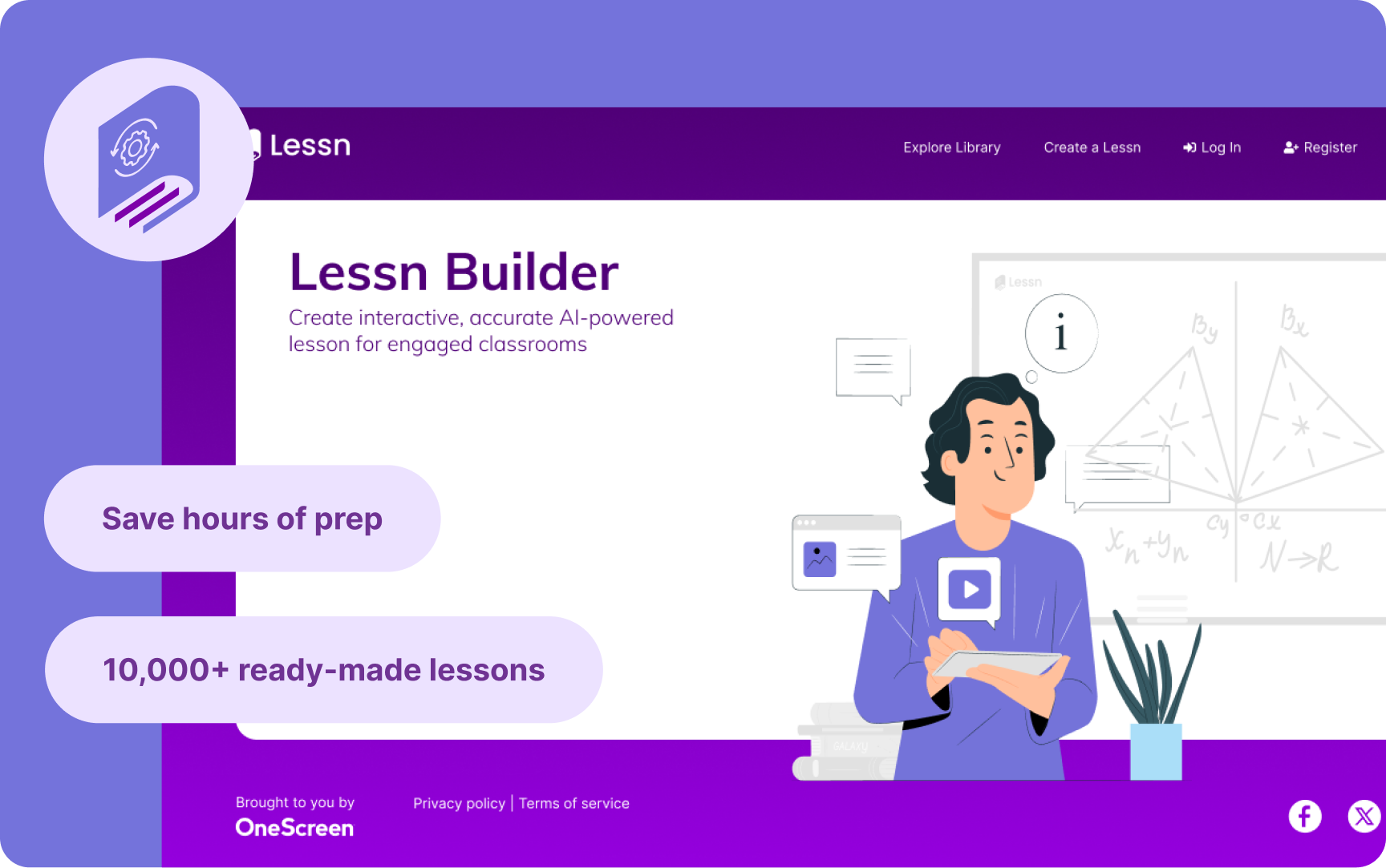 Lessn Builder preview