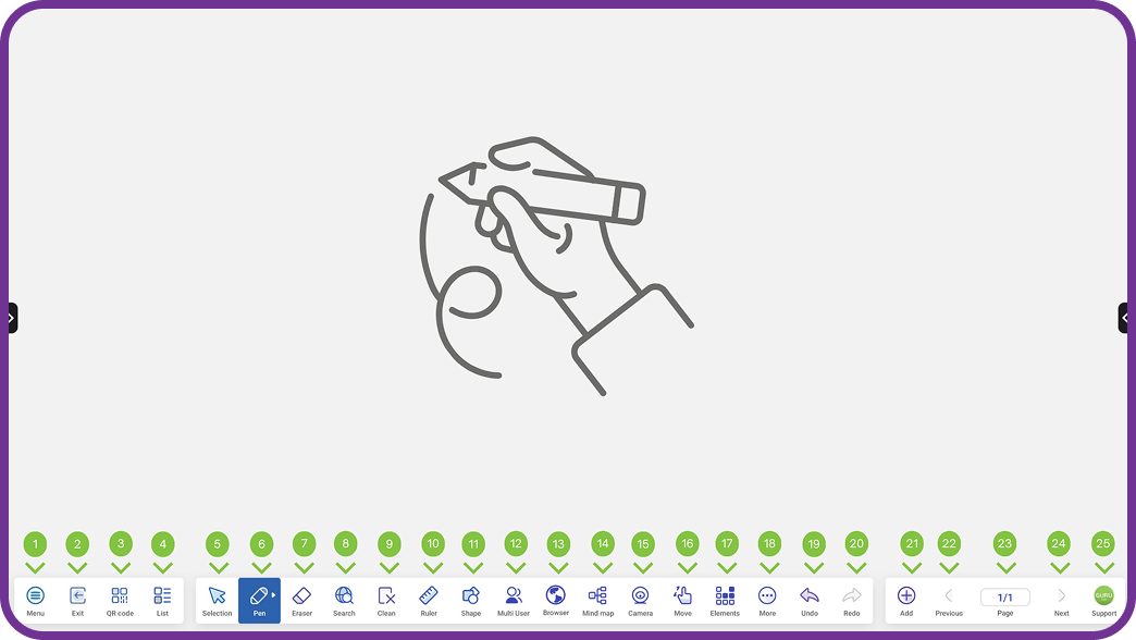 Prep your whiteboarding app